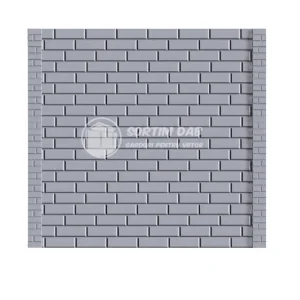 Gard de Beton Prefabricat Model Caramida
